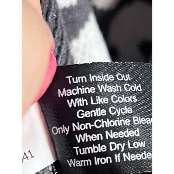 Lane Bryant Sweater Women 22 Gray Animal Print Safari Neutral Office Retro 80s - Picture 8 of 10